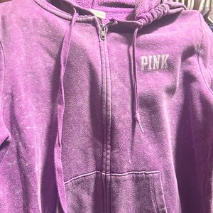 Love Pink zip up. Sweater